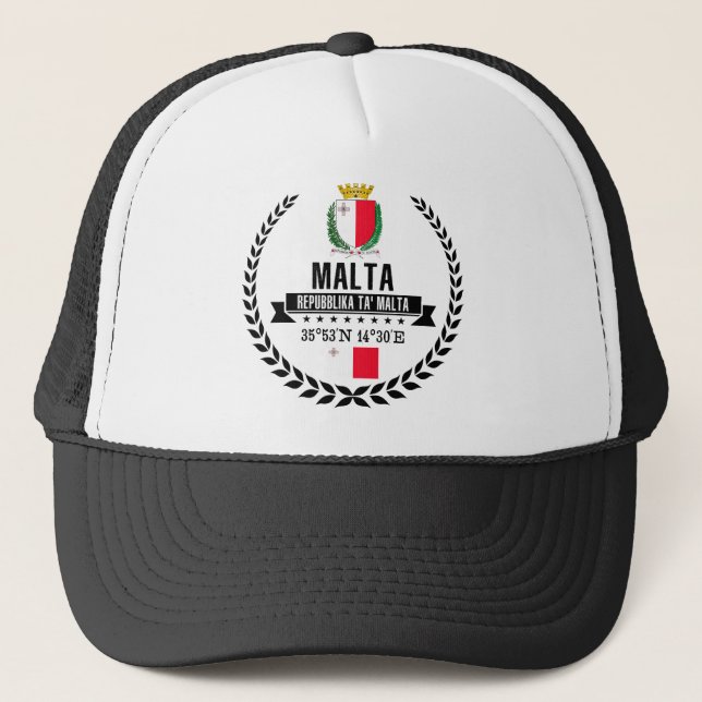 Malta Trucker Hat (Front)