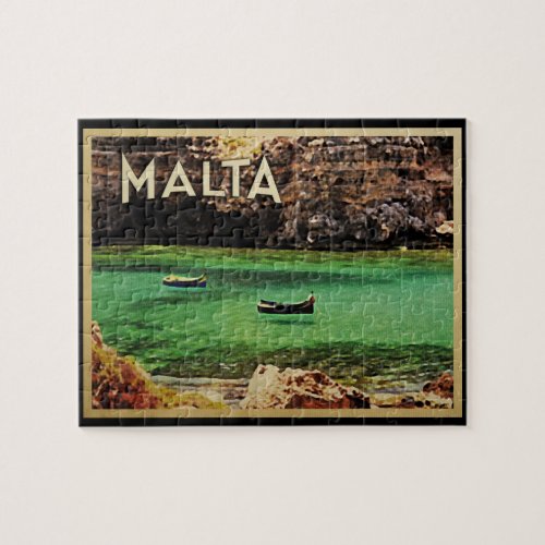Malta Vintage Jigsaw Puzzle