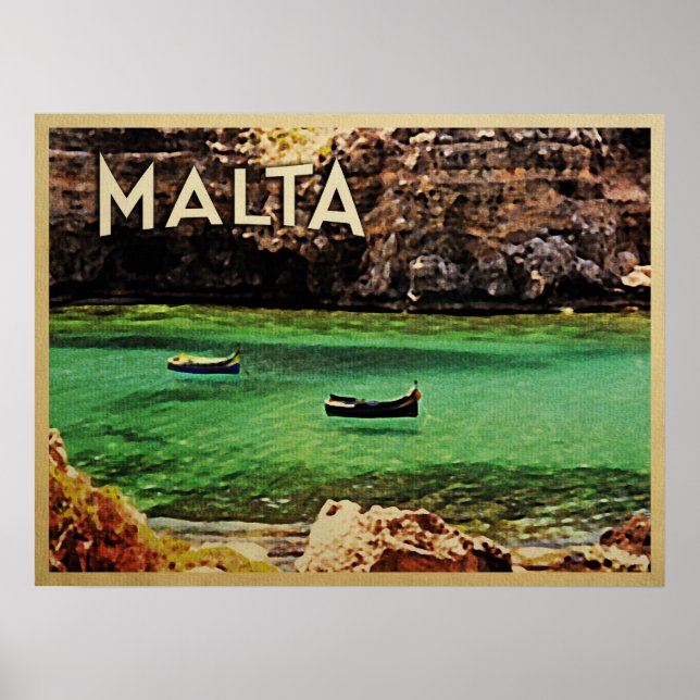 Malta Vintage Poster (Front)