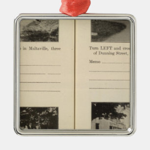 Maltaville Dunning St Metal Ornament