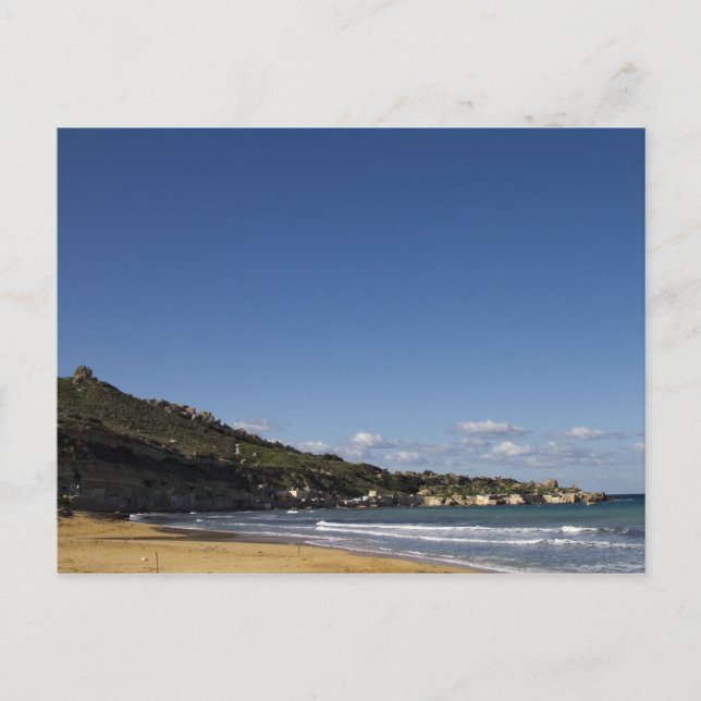 Maltese Beach Postcard (Front)