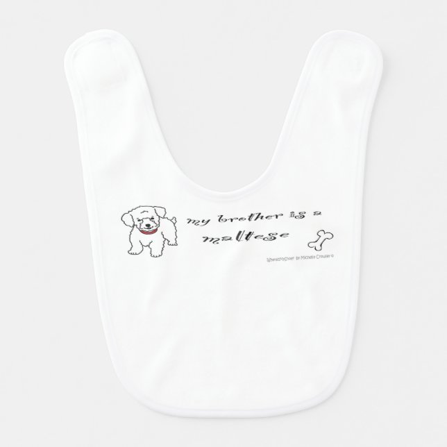 maltese bib (Front)
