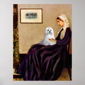 Maltese (C) - Whistlers Mother Poster