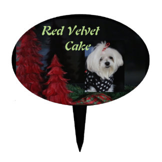 Maltese Christmas Cake Topper