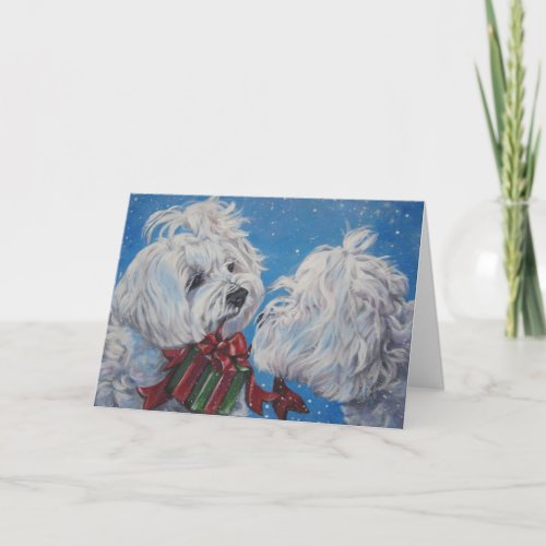 maltese christmas card