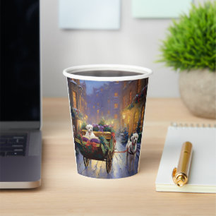 Maltese Christmas Festive Season Paper Cups