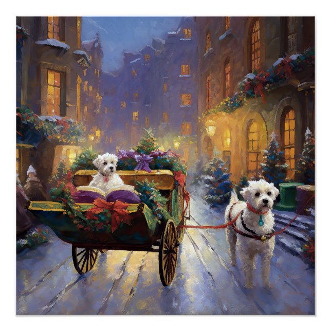 Maltese Christmas Festive Season Poster (Front)