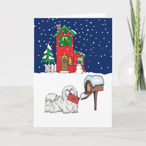 Maltese Christmas Mail Holiday Card