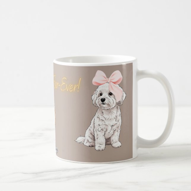 “Maltese Couple” Mug (Right)