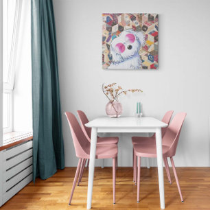 Maltese Crazy Quilt Panel Wall Art