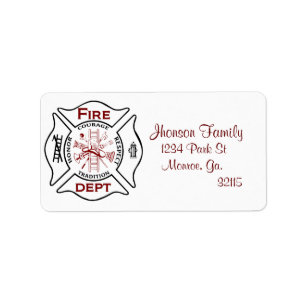 Maltese Cross Address Labels