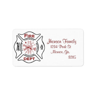 Maltese Cross  Address Labels
