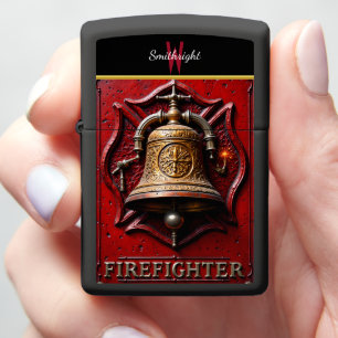 Maltese Cross Fire Bell Unique Zippo Lighter