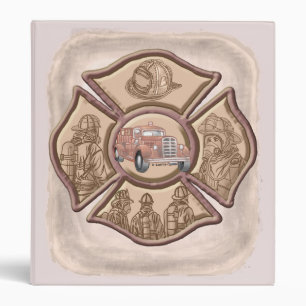 Maltese Cross Firefighter Binder