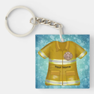 Maltese Cross Firefighter Keychain