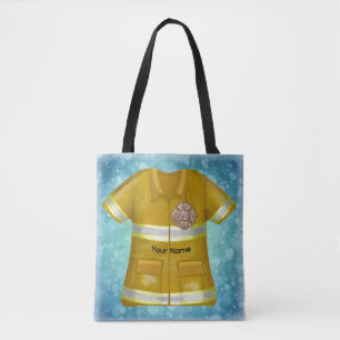 Maltese Cross Firefighter Tote Bag