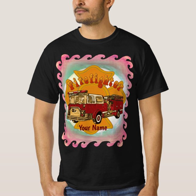 Maltese Cross Firetruck t-shirt (Front)