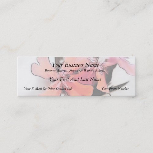 Maltese Cross Flowers Abstract Business Card