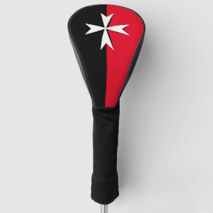 Maltese Cross & Malta flag Golf Covers /clubs