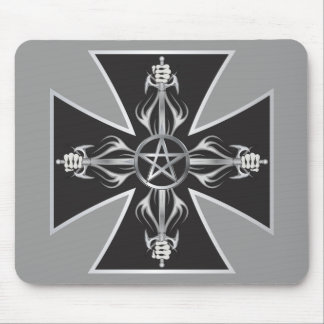 Maltese Cross Mouse Pad