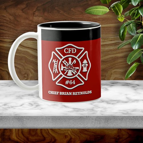 Maltese Cross Personalized Firefighter