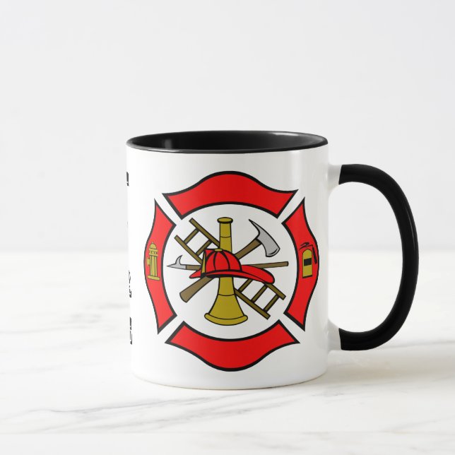 Maltese Cross Red Mug (Right)