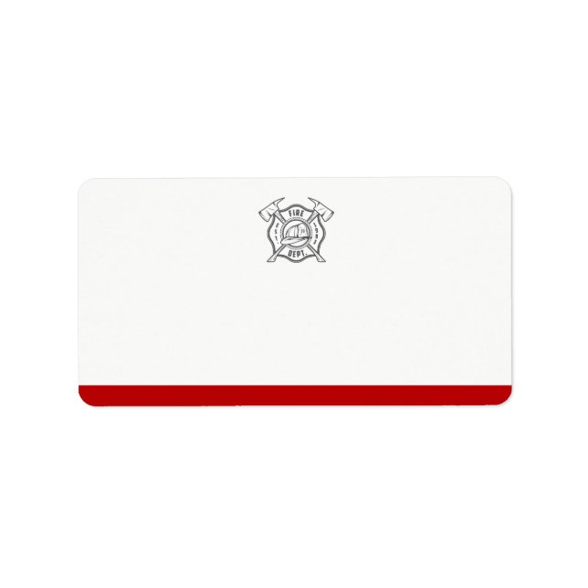 Maltese Cross Symbol | Blank Address Label (Front)