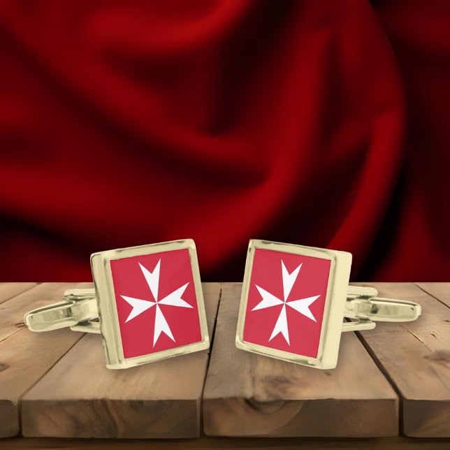Maltese Cross Symbol Cufflinks (Creator Uploaded)
