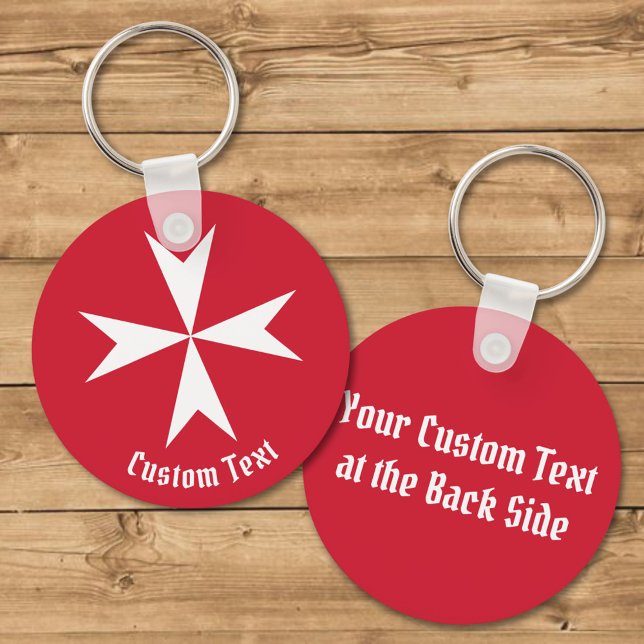 Maltese Cross Symbol Keychain (Creator Uploaded)