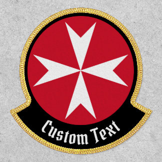 Maltese Cross Symbol Patch