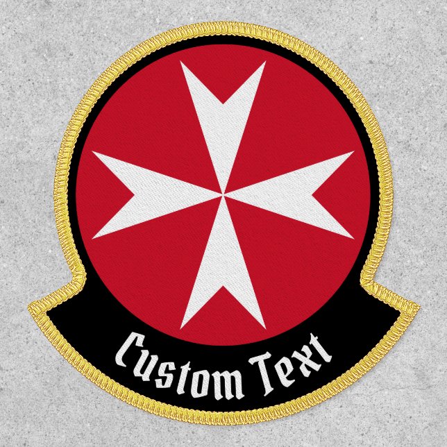 Maltese Cross Symbol Patch (Front)