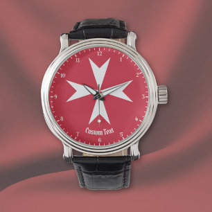Maltese Cross Symbol Watch