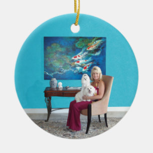 Maltese CUSTOM Ornament