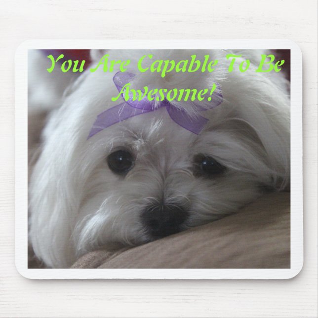 Maltese Designed Things Mouse Pad (Front)