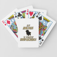 maltese DOG designs Bicycle Playing Cards