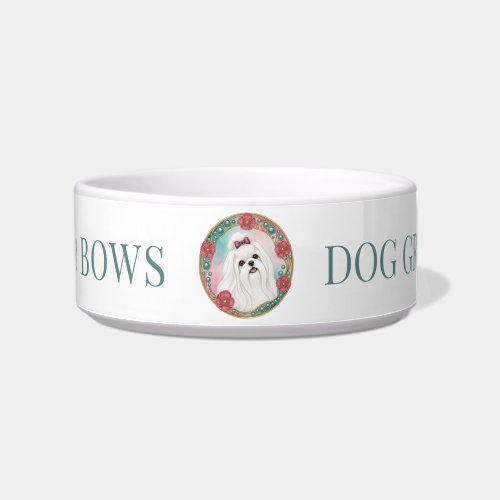 Maltese Dog Grooming Salon Water Bowl