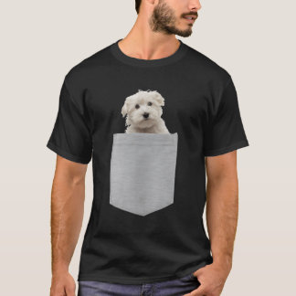 Maltese Dog In Your Pocket T-Shirt
