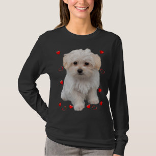 Maltese Dog Lover Dogs Puppies Owners Design T-Shirt