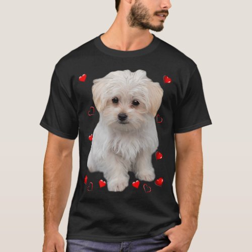 Maltese Dog Lover Dogs Puppies Owners Design T_Shirt