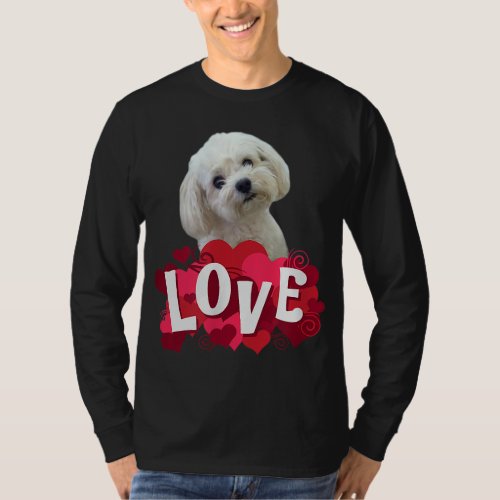 Maltese Dog Lover Puppy Owner Maltipoo Mix Fans He T_Shirt