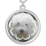 Maltese Dog Necklace