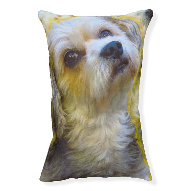 Maltese Dog. Pet Bed (Front Vertical)