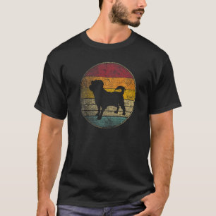 Maltese Dog Pet Gif Retro Style Vintage 70s 80s 90 T-Shirt