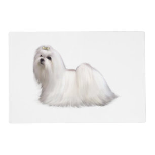 Maltese Dog Placemat