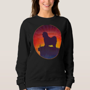 Maltese Dog Sunset Sweatshirt