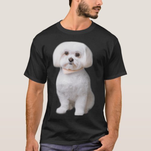 Maltese dog T_Shirt