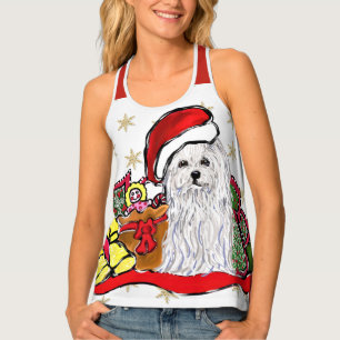 Maltese Dog Tank Top