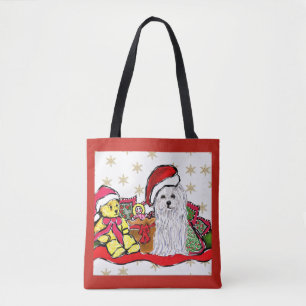 Maltese Dog Tote Bag