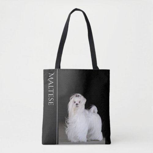 Maltese Dog Tote Bag
