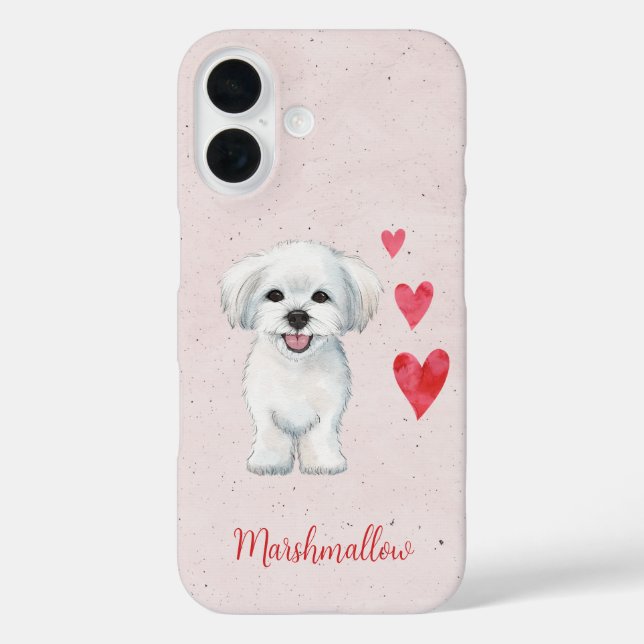 Maltese Dog Toy Breed Case-Mate iPhone Case (Back)